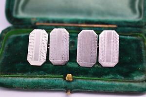 �y���������z�����Y�A�N�Z�T��?�@�r���e�[�W�X�^�[�����O�V���o�[�A�[���f�R�f�U�C���J�t�����N�Xvintage sterling silver cufflinks with an art deco design b78