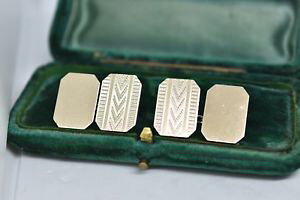 �y���������z�����Y�A�N�Z�T��?�@�r���e�[�W�X�^�[�����O�V���o�[�A�[���f�R�f�U�C���J�t�����N�Xvintage sterling silver cufflinks with an art deco design b825