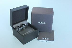 �y���������z�����Y�A�N�Z�T��?�@�_�~�A�[�j�X�N�G�A�V���o�[�J�t�����N�Xexcellent condition, authentic damiani square silver cufflinks