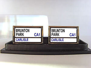 �y���������z�����Y�A�N�Z�T��?�@carlisle stadium badge street sign mens cufflinks giftcarlisle stadium badge street sign mens cufflinks gift