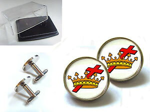 �y���������z�����Y�A�N�Z�T��?�@�e���v�������Y�J�t�X�{�^��chivalric rite knights templar freemasons mens cufflinks gift