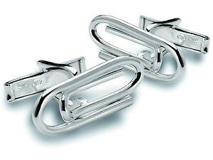 �y���������z�����Y�A�N�Z�T��?�@�J�t�����N�y�[�p�[�N���b�v�V���o�[brooke cuff links paper clip silver