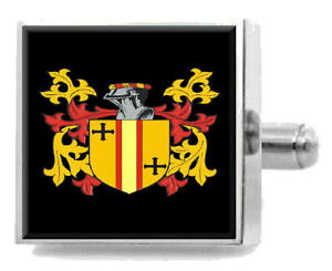 yzYANZT?@CMXJtX{^{bNXcaldicot england heraldry crest sterling silver cufflinks engraved box