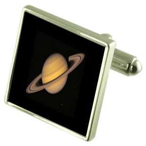 yzYANZT?@X^[OVo[JtNXIvV{bNXIplanet saturn sterling silver cufflinks optional engraved box
