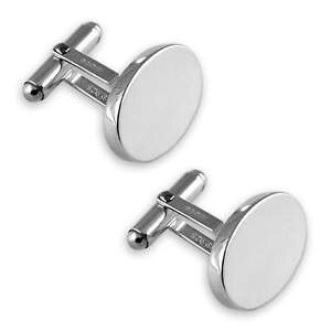 yzYANZT?@JtNXo[sterling silver heavyweight plain oval cufflinks tbar swivel fitting