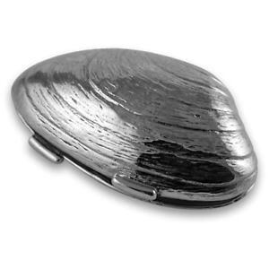 �y���������z�����Y�A�N�Z�T��?�@�X�^�[�����O�N�����V�F��sterling silver clam shell box