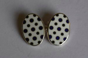 yzYANZT?@X^[OVo[GiJtNXsterling silver enameled cufflinks