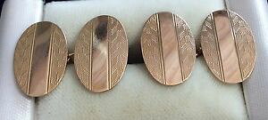 yzYANZT?@gCuhE9ctJtXN [J[shnice quality gents vintage full hallmarked 9ct gold cufflinks maker sh