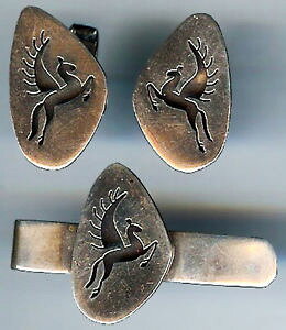yzYANZT?@Be[WLVR|hyKTXJtX{^^Co[Zbgvintage mexico sterling hallmarked flying horse pegasus cufflinks amp; tie bar set