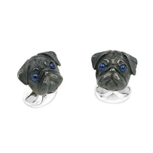 yzYANZT?@fB[LtVXX^[OVo[wbhJtNXTt@CAdeakin and francis sterling silver pug head cufflinks with sapphire eyes