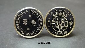 いいスタイル 卓抜 メンズアクセサリ― マカオポルトガルコインカフスボタンmacau portugal coin cufflinks 10 avos earnest-blog.jp earnest-blog.jp