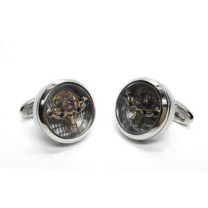 �y���������z�����Y�A�N�Z�T��?�@�{�b�N�X���g���R�O�J�t�X�{�^���R�Oreal moving cog cufflinks in gift box steampunk retro hipster cogs nc005