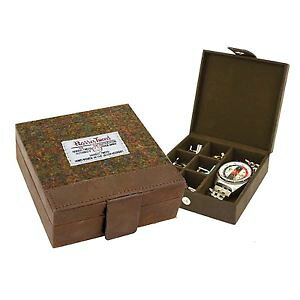 �y���������z�����Y�A�N�Z�T��?�@�n���X�c�C�[�h�{�b�N�Xharris tweed stornaway cufflink box