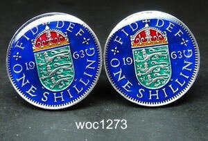 �y���������z�����Y�A�N�Z�T��?�@�R�C���J�t�X�{�^���V�����O1953 1966 british coin cufflinks shilling english arms