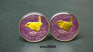 �y���������z�����Y�A�N�Z�T��?�@�R�C���J�t�����N�X19371956 british farthing coin cufflinks choice of match year