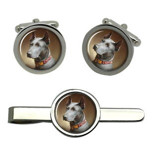 �y���������z�����Y�A�N�Z�T��?�@�J�[���^�C�N���b�v�Z�b�g�f�[�� listinggreat dane by carl reichart round cufflink and tie clip set