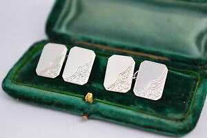 yzYANZT?@re[WX^[OVo[A[fRfUCJtNXvintage sterling silver cufflinks with an art deco design b112