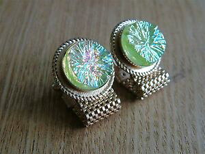 �y���������z�����Y�A�N�Z�T��?�@�J�t�X�{�^��stunning individual goldtone wrap around cufflinks with lava crystals