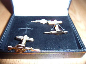 �y���������z�����Y�A�N�Z�T��?�@�C�M���X���t���C�t���Z�b�gbritish army slr rifle cufflink lapelpin set boxed