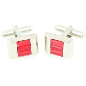 �y���������z�����Y�A�N�Z�T��?�@�C�^���A�t�@�b�V�����J�t�X�{�^��italian fashion cufflinks red crystals