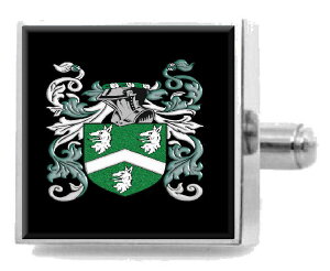 �y���������z�����Y�A�N�Z�T��?�@���C�h�E�F�[���Y�J�t�X�����N�P�[�Xlloyd wales family crest surname coat of arms cufflinks personalised case