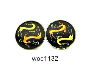 �y���������z�����Y�A�N�Z�T��?�@�L�v���X�G�i�����p�^�[���R�C���J�t�����N�Xcyprus enamelled coin cufflinks choice of pattern