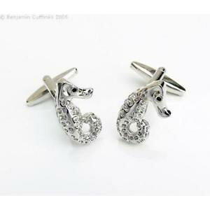 �y���������z�����Y�A�N�Z�T��?�@�J�t�����N�Xsea horses cufflinks