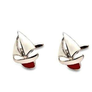 yzYANZT?@GibgJtNXenamel red keeled yacht cufflinks