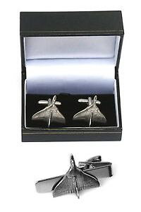 �y���������z�����Y�A�N�Z�T��?�@�o���J���J�t�X�{�^���^�C�N���b�v�o�[�X���C�h�Z�b�gavro vulcan cufflinks amp; tie clip bar slide set raf plane gift