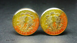 �y���������z�����Y�A�N�Z�T��?�@�u�[�^���R�C���J�t�����N�Xbhutan coin cufflinks