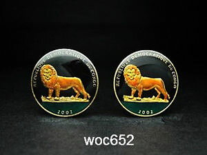 �y���������z�����Y�A�N�Z�T��?�@�R���S�R�C���J�t�X�{�^�����C�I��congo coin cufflinks lion