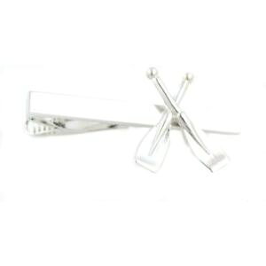 �y���������z�����Y�A�N�Z�T��?�@�p�h���^�C�N���b�vcrossed oars or paddles tie clip