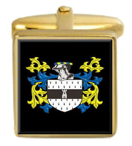yzYANZT?@COhJtX{^{bNXR[ghills england family crest surname coat of arms gold cufflinks engraved box