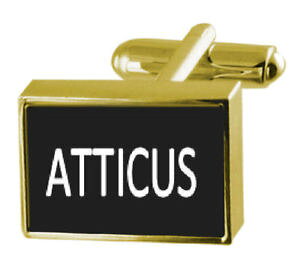 yzYANZT?@JtNX}l[Nbvengraved money clip with cufflinks name atticus