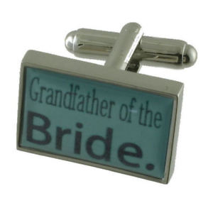 メンズアクセサリ― カフスボタンボックスgrandfather bride blue cufflinks boxed 営業 wedding 新品 gift