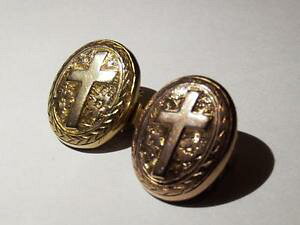 �y���������z�����Y�A�N�Z�T��?�@�S�[���h�t�����g�N���X�J�t�����N�X9ct gold front cross cufflinks