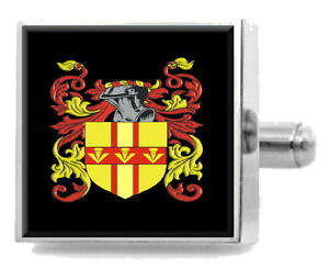 yzYANZT?@CMXJtX{^{bNXcadwallader england heraldry crest sterling silver cufflinks engraved box