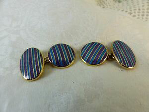 yzYANZT?@JtNXgents stunning sterling silver gilt enamelled cufflinks