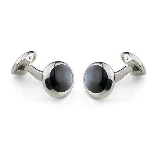 yzYANZT?@fB[LtVXX^[OVo[JtNXp[O[deakin and francis sterling silver oval cufflinks with grey mother of pearl
