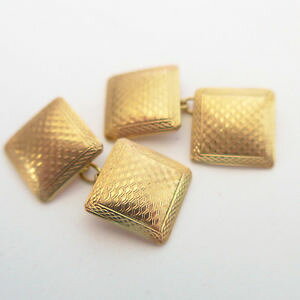 yzYANZT?@A[fRBe[WXNGAGWS[hJtNXIart deco vintage square engine turned 9ct gold cufflinks wedding groom 1930s