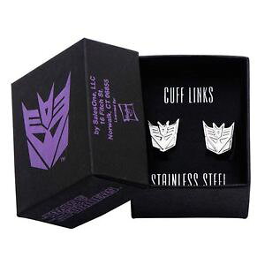 �y���������z�����Y�A�N�Z�T��?�@�G���u�����J�t�X�{�^��transformers decepticon emblem cufflinks icial boxed gift