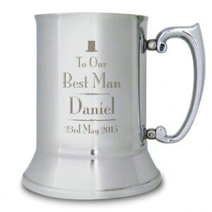 �y���������z�����Y�A�N�Z�T��?�@ listingpersonalised best man tankard