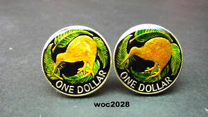 yzYANZT?@j[W[hGiRCLECo[hhJtNX zealand enamelled coin cufflinks kiwi bird dollar