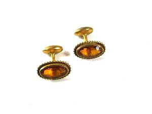 yzYANZT?@re[WX[S[hg[gp[YKXJtX{^m[uhvintage small gold tone amp; topaz glass cufflinks unbranded 52016