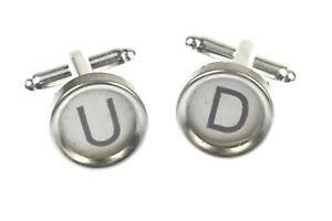 �y���������z�����Y�A�N�Z�T��?�@�J�t�����N�X�^�C�v���C�^�[�L�[�Hwunschbuchstaben cuff links typewriter keys miniblings pu white