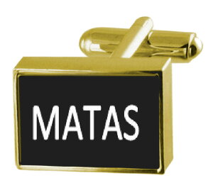 �y���������z�����Y�A�N�Z�T��?�@�J�t�X�����N �}�^engraved box goldtone cufflinks name matas