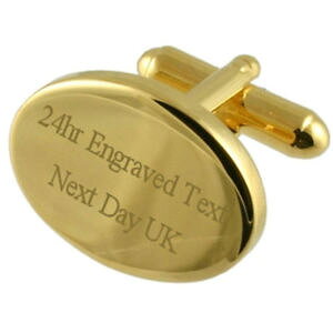 �y���������z�����Y�A�N�Z�T��?�@���b�Z�[�W�{�b�N�X�J�t�����N�Xengraved goldtone oval cufflinks in message box