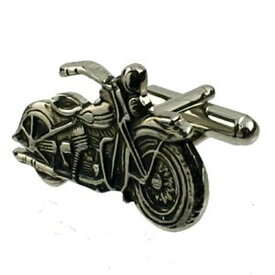 【送料無料】メンズアクセサリ—　ハーレーダビッドソンバイクカフスボタンオプションボックスオンharley davidson motorbike cufflinks optional engraved personalised box