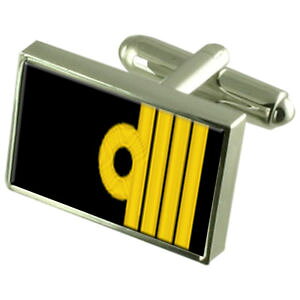 yzYANZT?@ClCr[|[`NLveJtNXroyal navy insignia rank captain cufflinks with pouch