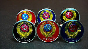 yzYANZT?@VAGiRCJtNXrussia enamelled coin cufflinks